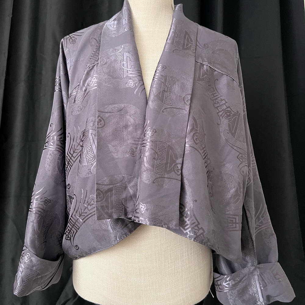 Oriental Chinese Silk Pattern Top